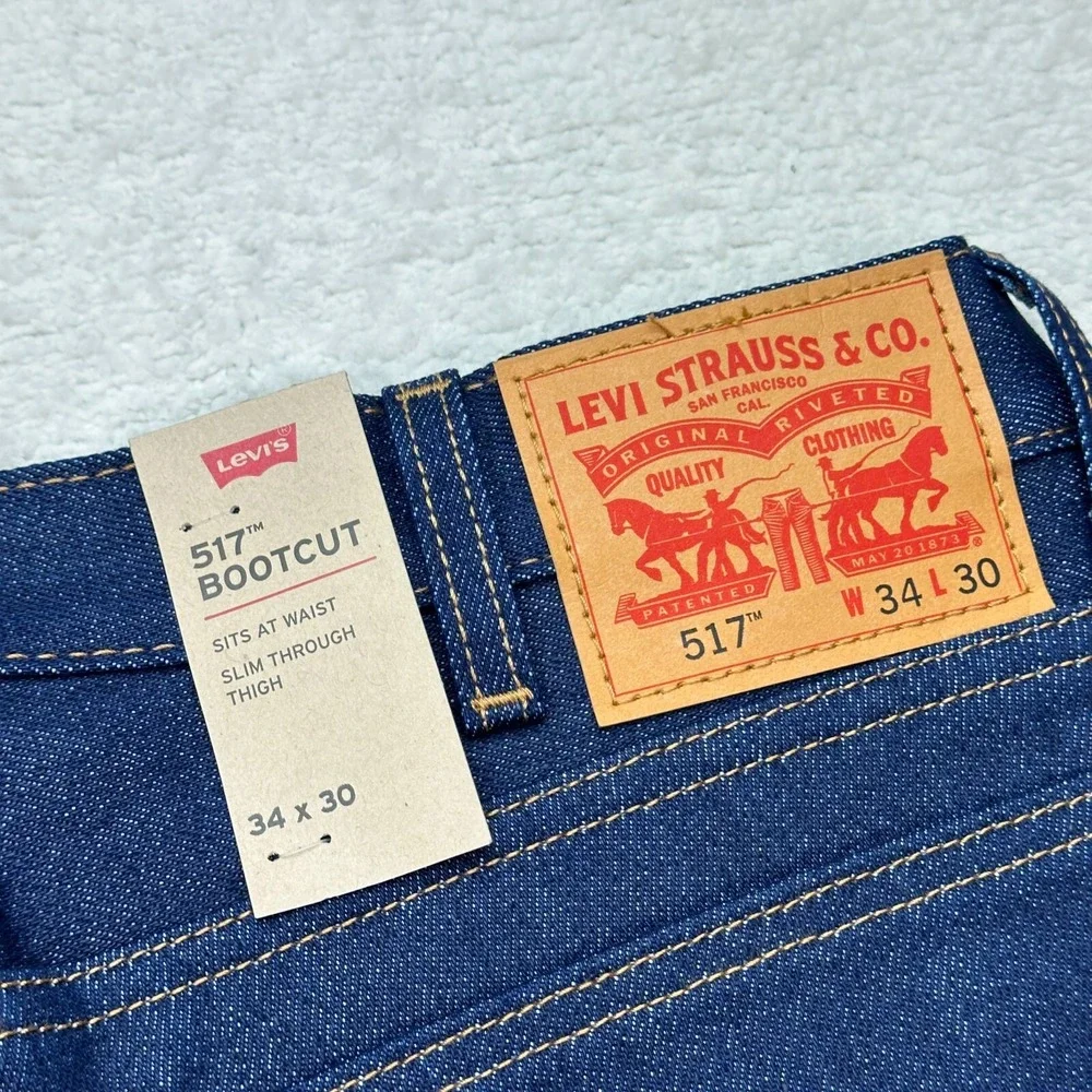 Levi's 517 Jeans Men's Size 34X30 Bootcut Denim Cowboy Western